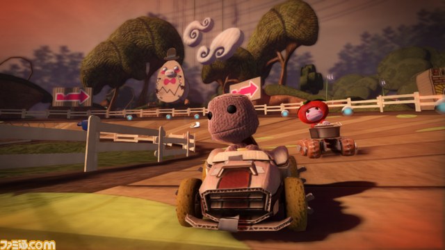 『リトルビッグプラネット カーティング』人気アクションゲームがレースゲームに！_04