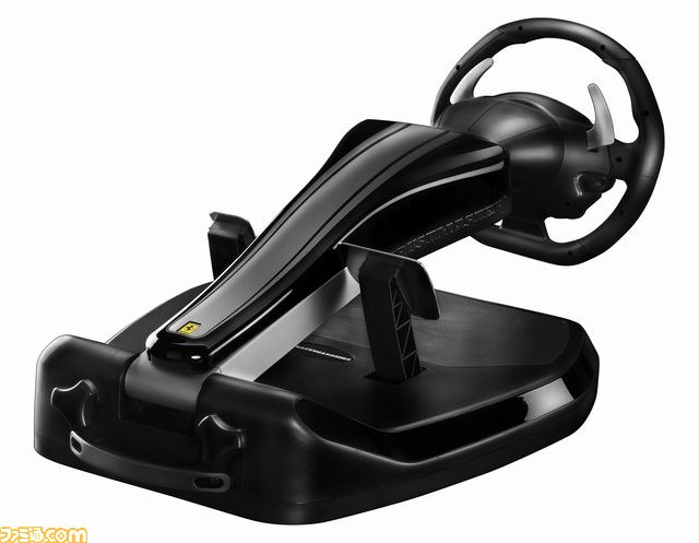 Ferrariのオフィシャルライセンスを取得したXbox 360向けステアリングホイール+ペダルセットがMSYから登場_05