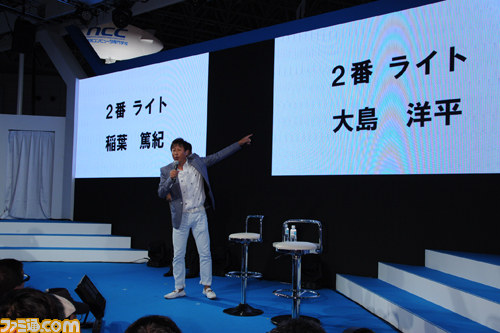 元プロ野球OB選手が駆けつけた、gloopsブースの『大熱狂!!プロ野球カード』ステージイベント【TGS2012】_01