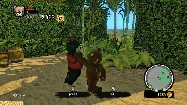 仲間はずれにした奴らを地獄へ叩き落とすクマ－！　XBLA『ノーティ・ベア パニック・イン・パラダイス』プレイインプレッション_05
