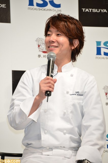 『龍が如く5 夢、叶えし者』川越シェフが作り、名越総合監督が喰らう！　白熱のコラボ食品発表会をリポート_05