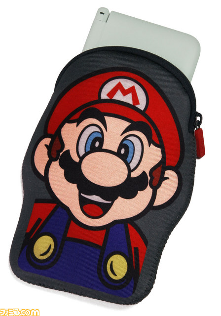 3DS マリオの外装 マリオやルイージをモチーフにしたニンテンドー3DS用