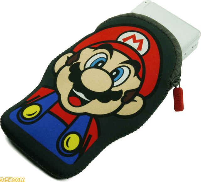 マリオやルイージをモチーフにしたニンテンドー3ds用 ネオプレーンケース と メガポーチ がmsyから登場 ファミ通 Com