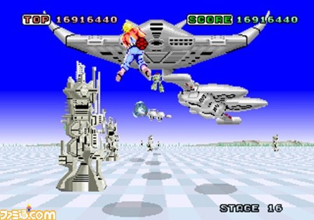 往年の名作『スペースハリアー』が2つのハードで復活！PS2アーカイブス『スペースハリアーII』が本日より配信開始、さらに3DS版も_10