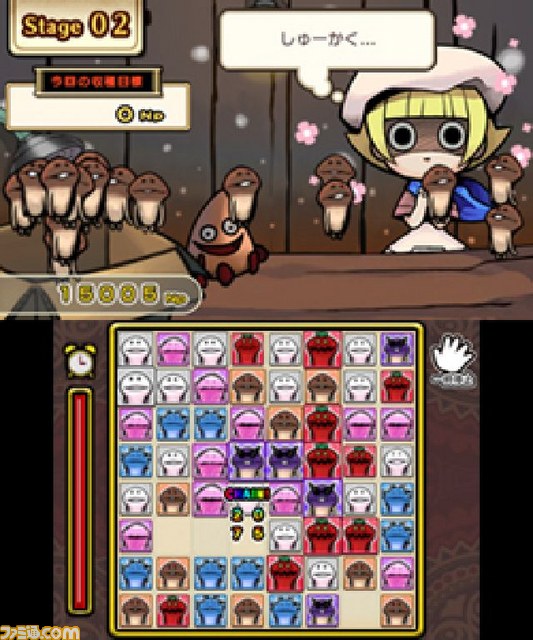 パズルゲーム『おさわり探偵 なめこ大繁殖』がニンテンドー3DSで発売決定_04