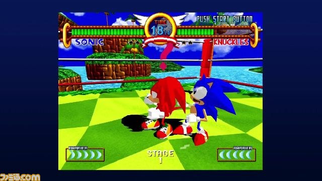 “ソニック”シリーズのキャラクターによる3D対戦格闘、『ソニック・ザ・ファイターズ』プレイインプレッション_04