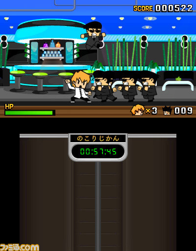 ニンテンドー3DS ダウンロードソフト『ジョニーカンフー』が配信開始、 Mr.ワンの魔の手から恋人を救え_07