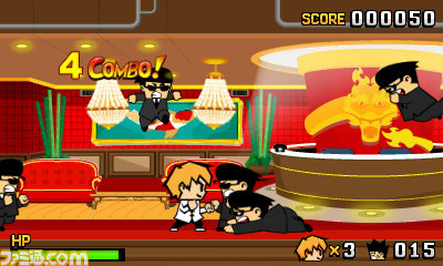 ニンテンドー3DS ダウンロードソフト『ジョニーカンフー』が配信開始、 Mr.ワンの魔の手から恋人を救え_20