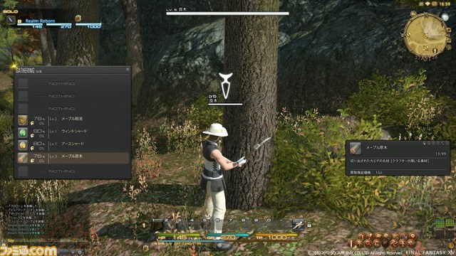 『ファイナルファンタジーXIV: 新生エオルゼア』αテスト版の”採集・製作”デモ動画が公開に!【動画あり】_03