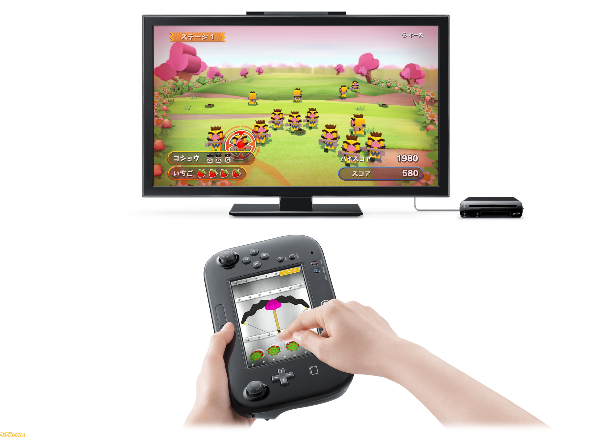 ゲーム ワリオ Wii U Gamepadならではの楽しいアソビが16連発 ひとりで みんなで楽しく遊ぼう ファミ通 Com