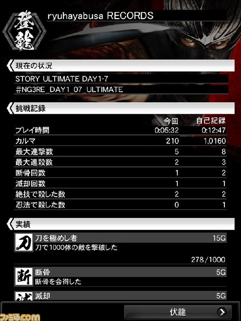 『NINJA GAIDEN 3：Razor's Edge』の新登場ヒロイン“かすみ”と“紅葉”のアクション、Xbox 360版専用のSmartGlass機能を紹介_02