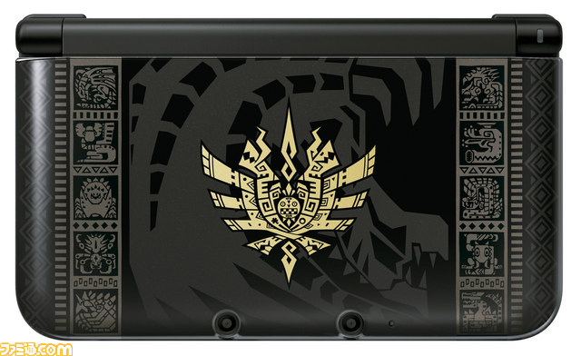 モンスターハンター4』仕様のオリジナルデザインのニンテンドー3DS LL ...