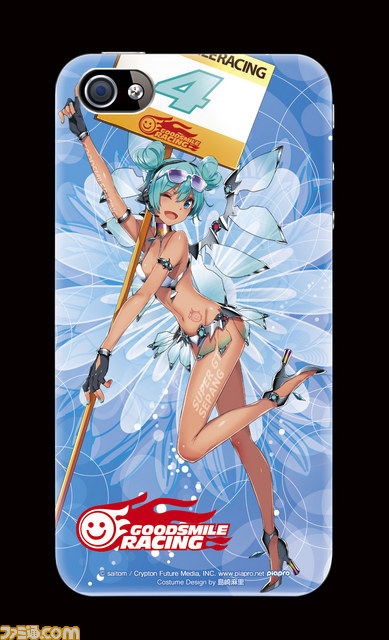 初音ミクGTプロジェクト専用キャラクター“レーシングミク”をあしらったiPhoneケースが登場_03