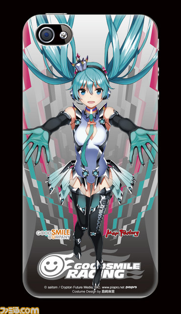 初音ミクGTプロジェクト専用キャラクター“レーシングミク”をあしらったiPhoneケースが登場_02