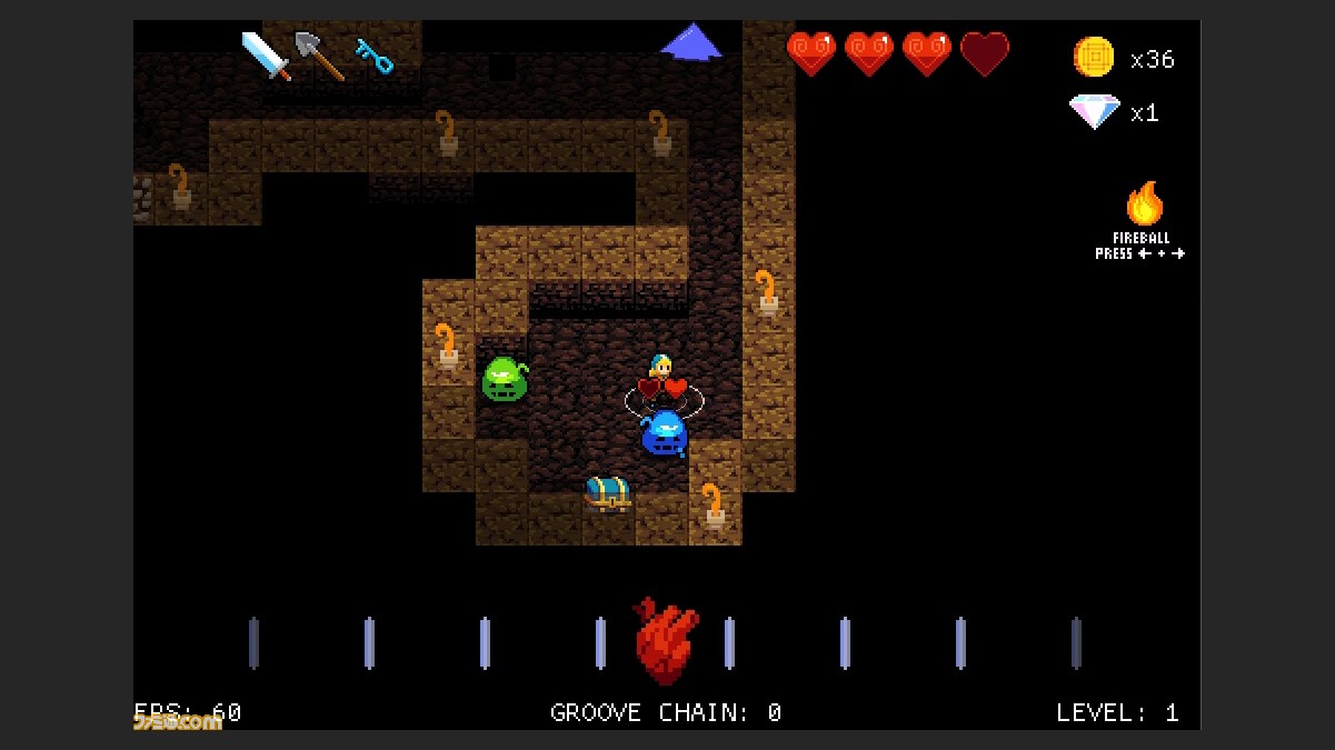 ローグライク リズムゲーム ビートにノってダンジョン探索するインディーゲーム Crypt Of The Necrodancer ファミ通 Com ローグライク リズムゲーム ビートにノってダンジョン探索するインディーゲーム Crypt Of The Necrodancer ファミ通 Com