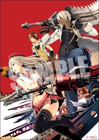 『GOD EATER 2 ファミ通DXパック』同梱クリアポスターの板倉氏描き下ろしイラストが公開_01