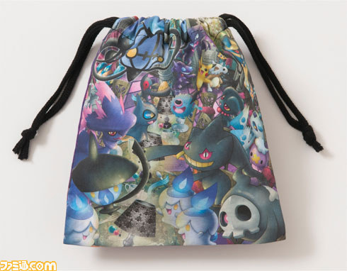 ゴーストタイプのポケモンたちが集まったゴシック柄のグッズが