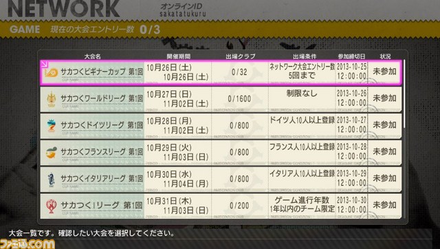 『サカつく プロサッカークラブをつくろう！』 の公式ネットワーク大会が開催決定、ナンバーワンを目指せ_03