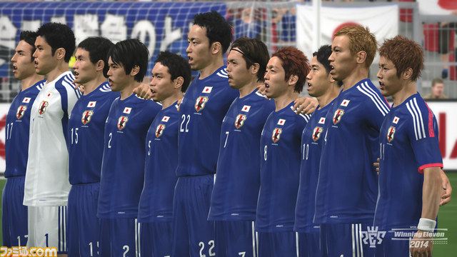 ワールドサッカー ウイニングイレブン 14 で発表されたばかりの日本代表の新ユニフォームが 無料アップデートで使用可能に ファミ通 Com
