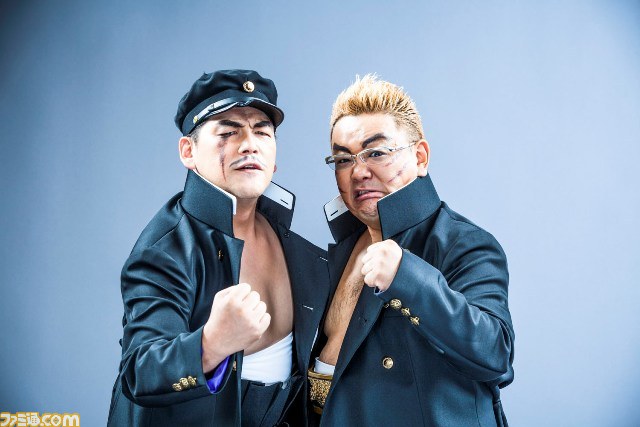 “魁!!男塾 入塾式”開催　サンドウィッチマン伊達＆富澤がゲーム内に登場することが判明_02