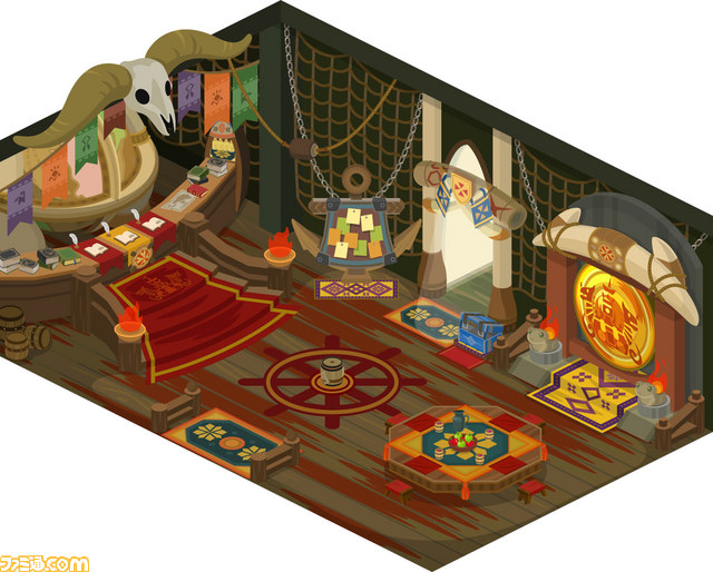 『モンスターハンター4』のエリアが“アメーバピグ”にオープン、ピグアイテムやコラボエリアが登場_11