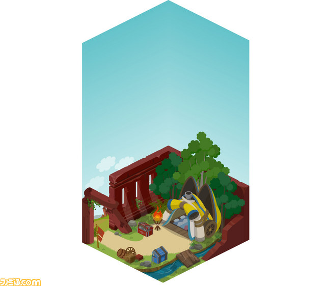 『モンスターハンター4』のエリアが“アメーバピグ”にオープン、ピグアイテムやコラボエリアが登場_09