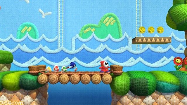 『ソニック ロストワールド』が、『ヨッシーアイランド』とコラボ! 追加コンテンツ“ヨッシーアイランドZone”を無料配信_01