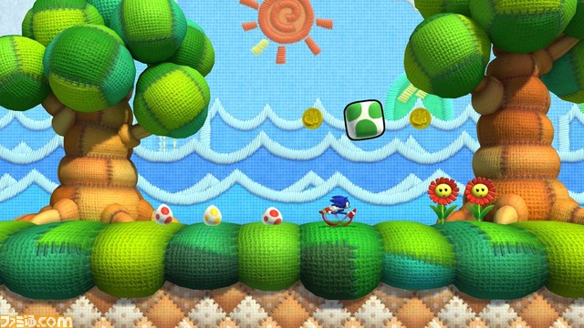 『ソニック ロストワールド』が、『ヨッシーアイランド』とコラボ! 追加コンテンツ“ヨッシーアイランドZone”を無料配信_02