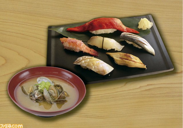 『龍が如く 維新!』“すしざんまい”とのコラボメニュー“幕末屋台寿司”の試食会が実施 通常の三倍ボリュームのづけまぐろが登場_06