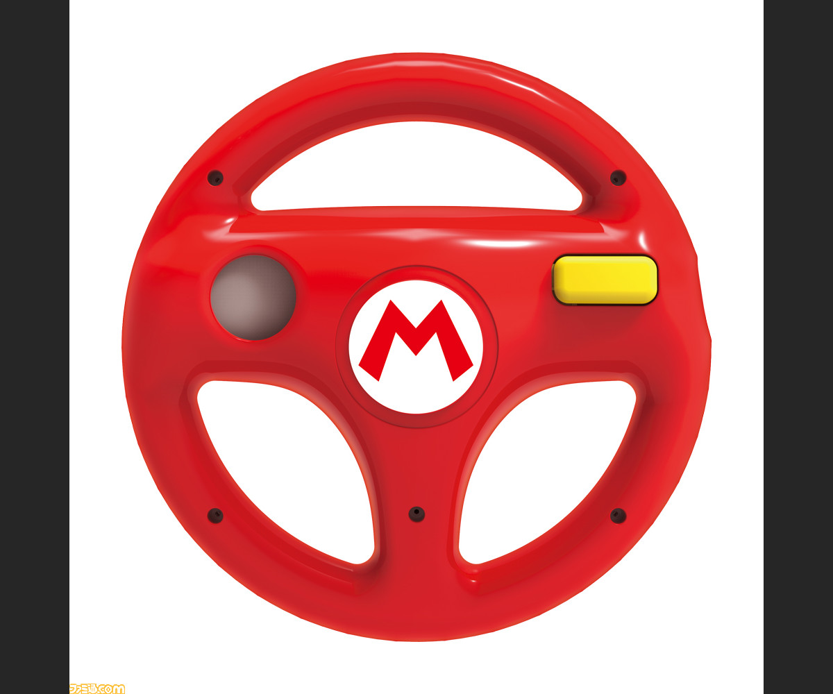 マリオカート8』の“Wiiリモコン用ハンドル”と“Wii U GamePad用デザイン保護カバー”がホリから発売 - ファミ通.com
