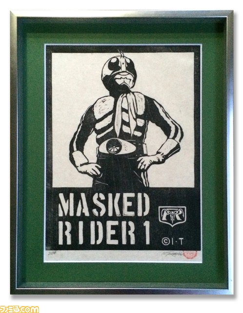 劇場版公開記念！ 版画家ヤマグチノリカズ氏による“仮面ライダー1号 木版画”の予約受付開始_01