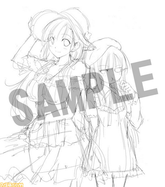 『閃乱カグラ2 –真紅-』“店舗別購入特典”描き下ろしイラストのラフ画が公開_04