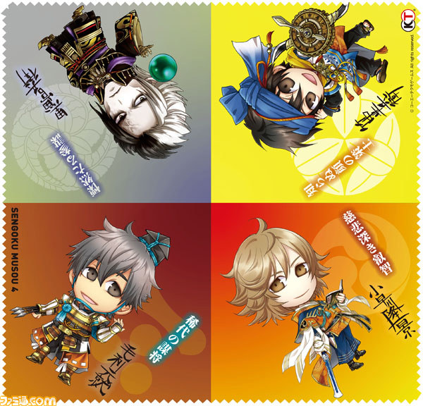 『戦国無双4』の“みにきゃら”をあしらった“トレーディングマイクロファイバータオル”が発売決定_04
