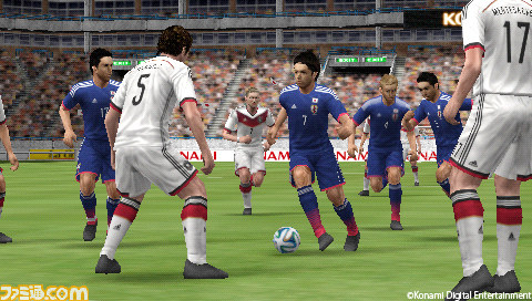 『ワールドサッカー ウイニングイレブン 2014 蒼き侍の挑戦』の3DS版体験版が配信開始、PS3版体験版は4月24日配信_08