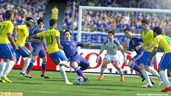 『ワールドサッカー ウイニングイレブン 2014 蒼き侍の挑戦』の3DS版体験版が配信開始、PS3版体験版は4月24日配信_02
