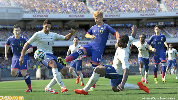 『ワールドサッカー ウイニングイレブン 2014 蒼き侍の挑戦』の3DS版体験版が配信開始、PS3版体験版は4月24日配信_04
