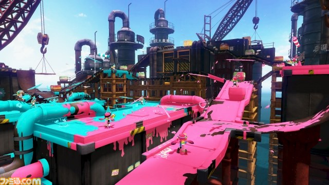 『Splatoon（スプラトゥーン）』主人公は“イカ”！？　インクで地面を塗って戦う新スタイルのTPSタイトルがWii Uに登場【E3 2014】_03