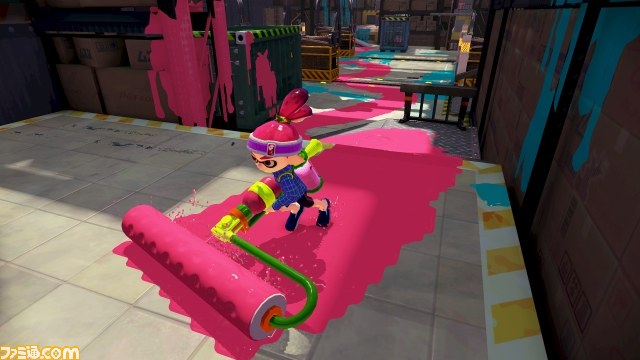 『Splatoon（スプラトゥーン）』主人公は“イカ”！？　インクで地面を塗って戦う新スタイルのTPSタイトルがWii Uに登場【E3 2014】_05