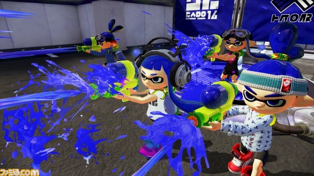 『Splatoon（スプラトゥーン）』主人公は“イカ”！？　インクで地面を塗って戦う新スタイルのTPSタイトルがWii Uに登場【E3 2014】_07