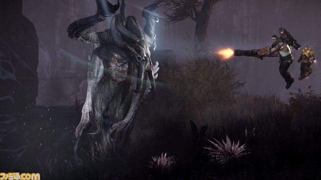 新モンスターは空飛ぶ巨大イカ怪獣！　モンスターと4人のハンターが対戦する大作『Evolve』に2体目のモンスターが発表【E3 2014】_02