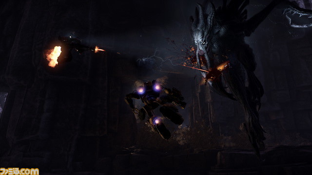 新モンスターは空飛ぶ巨大イカ怪獣！　モンスターと4人のハンターが対戦する大作『Evolve』に2体目のモンスターが発表【E3 2014】_04