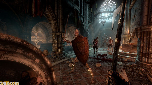 渾身の一撃で地獄の亡者を斬れ！　一人称視点なのにテンポよくスラッシュアクションが楽しめる『Hellraid』【E3 2014】_06