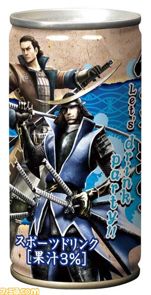 『戦国BASARA4』夏を乗り切る缶ドリンク＆真田幸村、猿飛佐助のかわいいぬいぐるみが発売決定_01