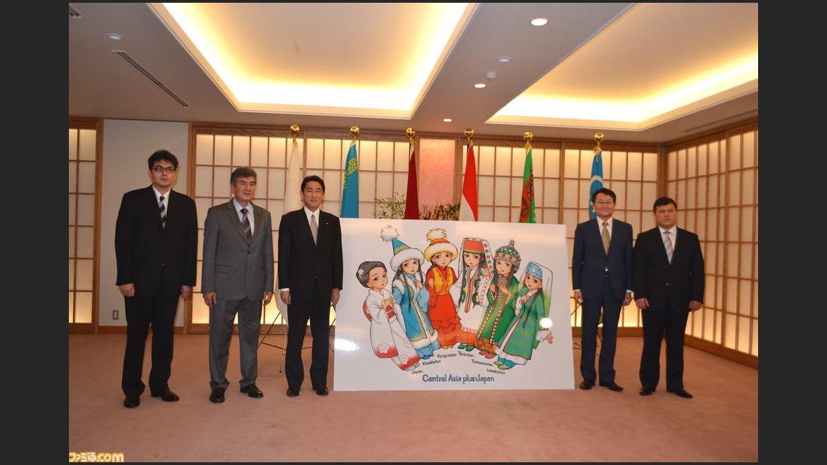 マンガ 乙嫁語り の作者 森薫氏がデザインした 中央アジア 日本 対話10周年記念のイメージキャラクターが発表 ファミ通 Com