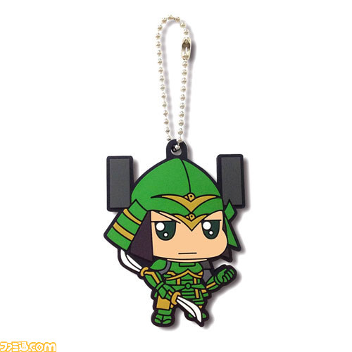 戦国BASARA4』の武将たちがデフォルメイラストのラバーマスコットに