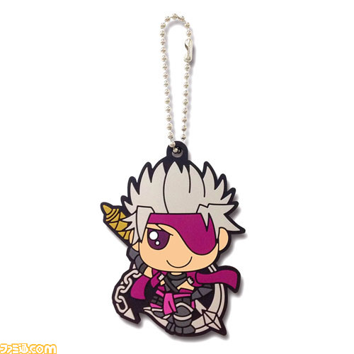 戦国BASARA4』の武将たちがデフォルメイラストのラバーマスコットに