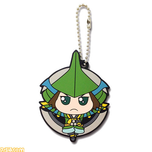 戦国BASARA4』の武将たちがデフォルメイラストのラバーマスコットに