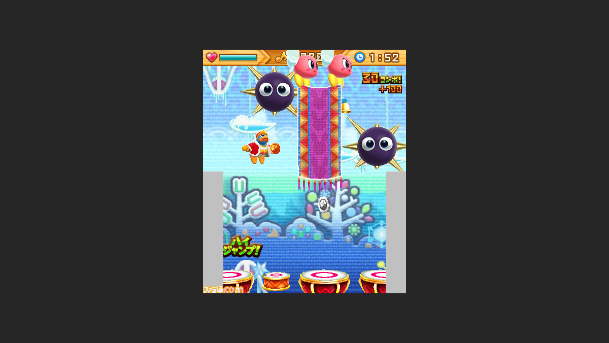 なんとデデデ大王が主役 カービィ の名曲で楽しむリズムアクションゲーム デデデ大王のデデデでデンz 任天堂新作特集 ファミ通 Com