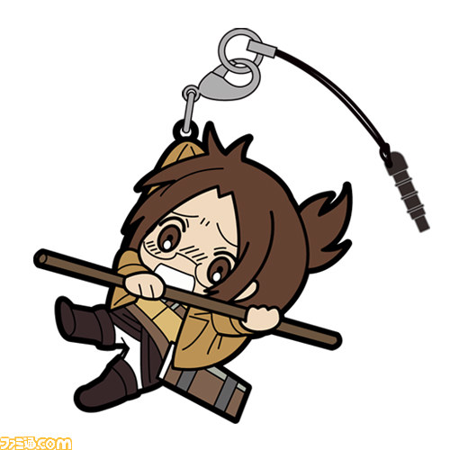 『進撃の巨人』おなじみのキャラクターたちが“つままれ姿”でキーホルダー＆ストラップになって登場！_23