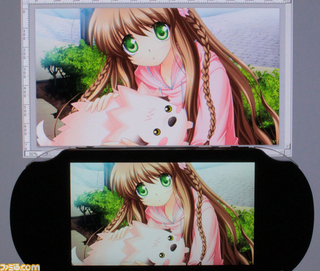 プロトタイプが、PS Vita版『CLANNAD』と『Rewrite』より、PS Vita 2000の色合いをPC用モニターに近づける“色合い調整機能”を新たに搭載_01